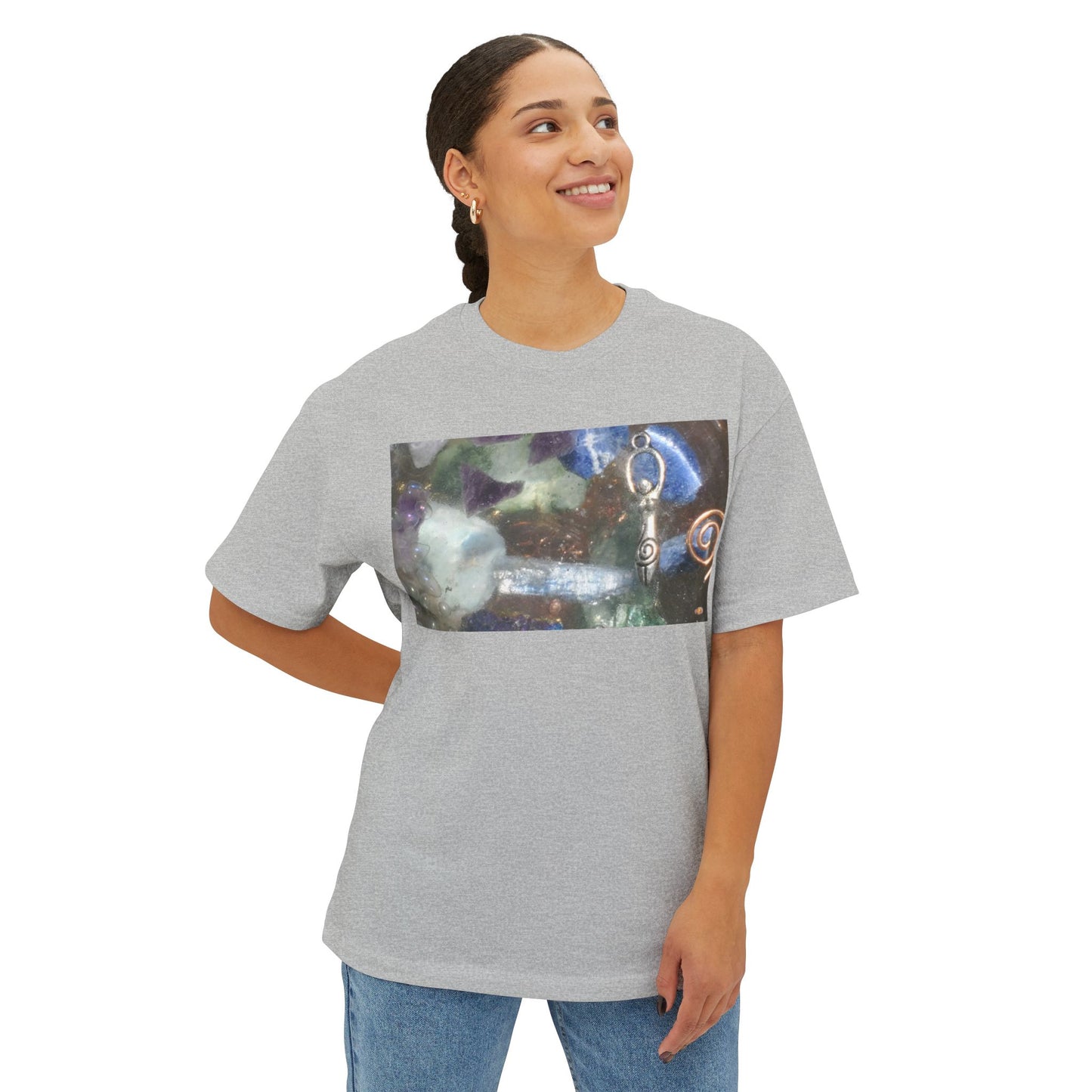 Crystal Goddess Photo Tee | Gemstone Jewelry Photography Tee