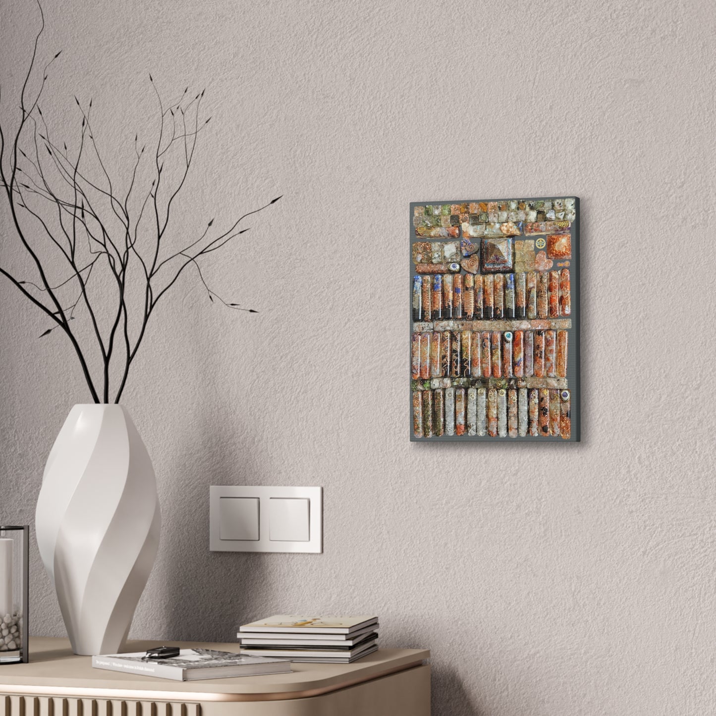 Magic Talisman Library Art Canvas Stretched 0.75" | Metaphysics and Magical Decor