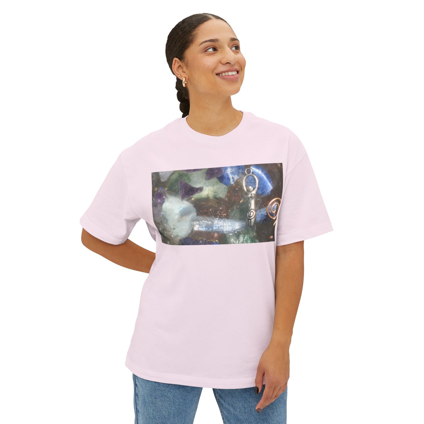Crystal Goddess Photo Tee | Gemstone Jewelry Photography Tee