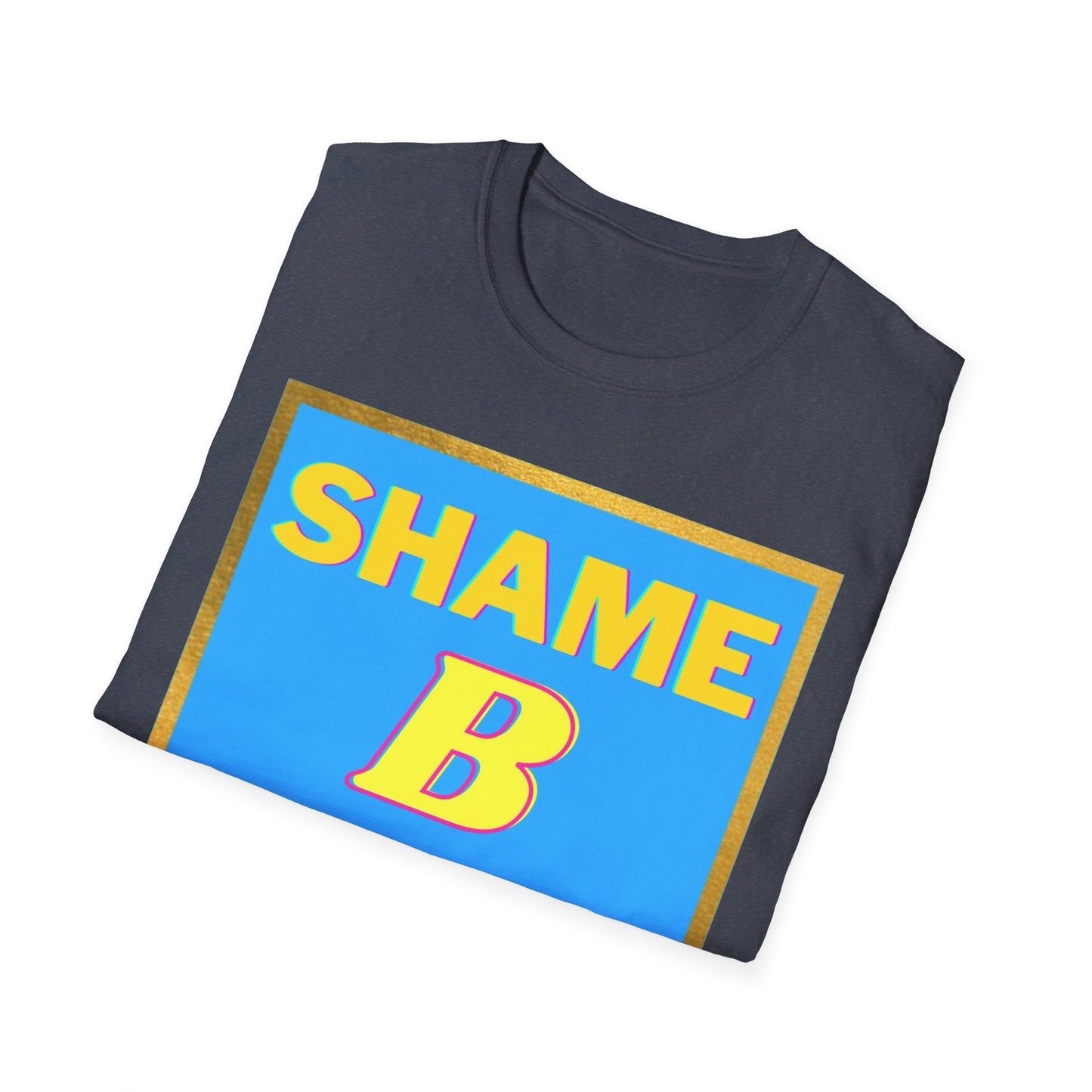 Shame B Gone T-Shirt | Retro Block Letter Graphic Tee