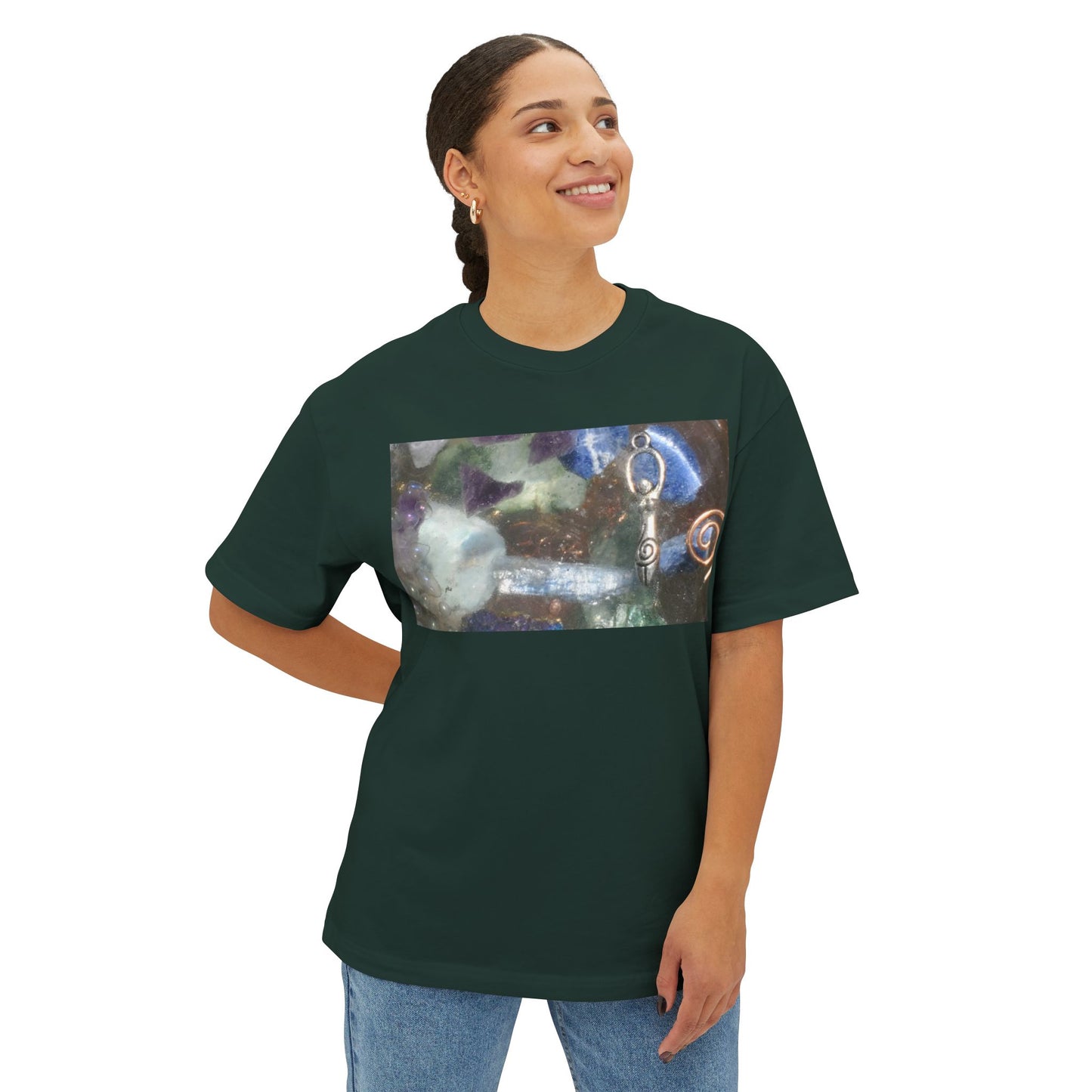 Crystal Goddess Photo Tee | Gemstone Jewelry Photography Tee
