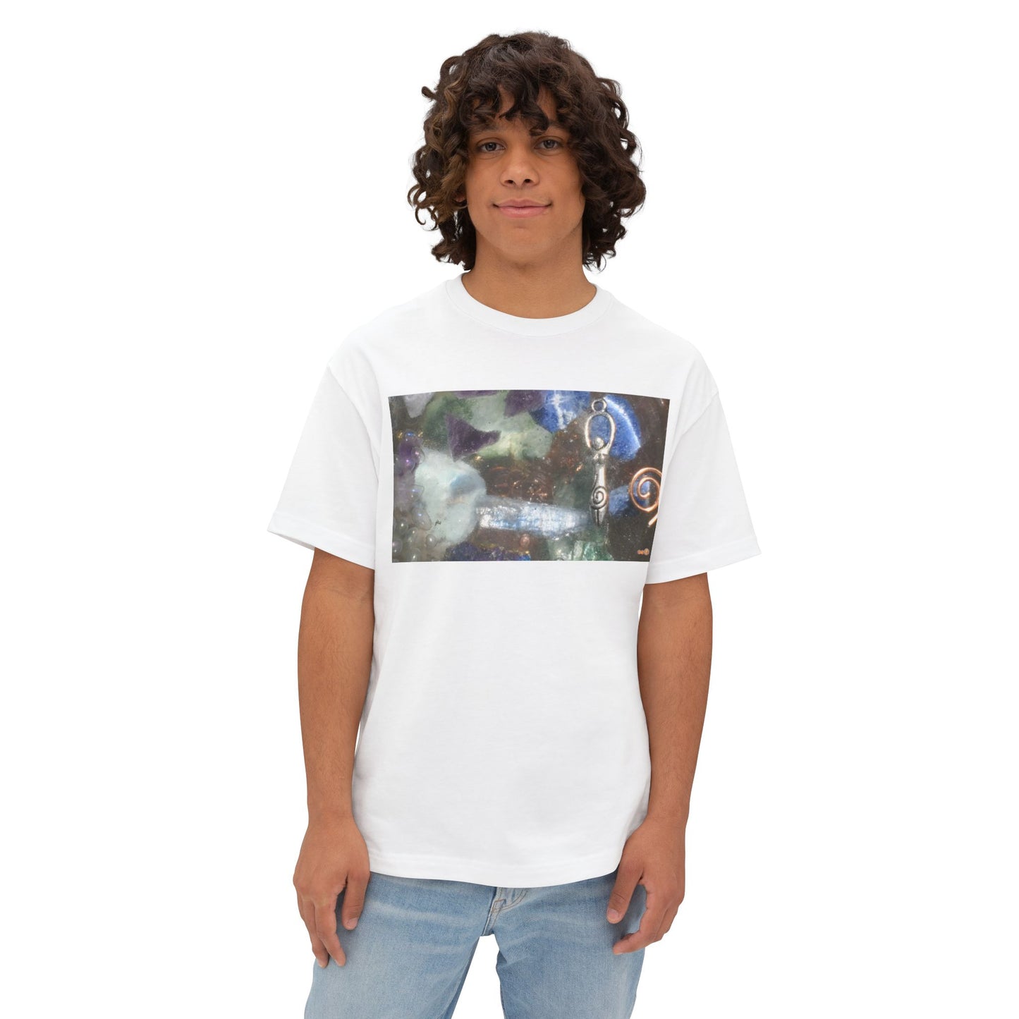 Crystal Goddess Photo Tee | Gemstone Jewelry Photography Tee