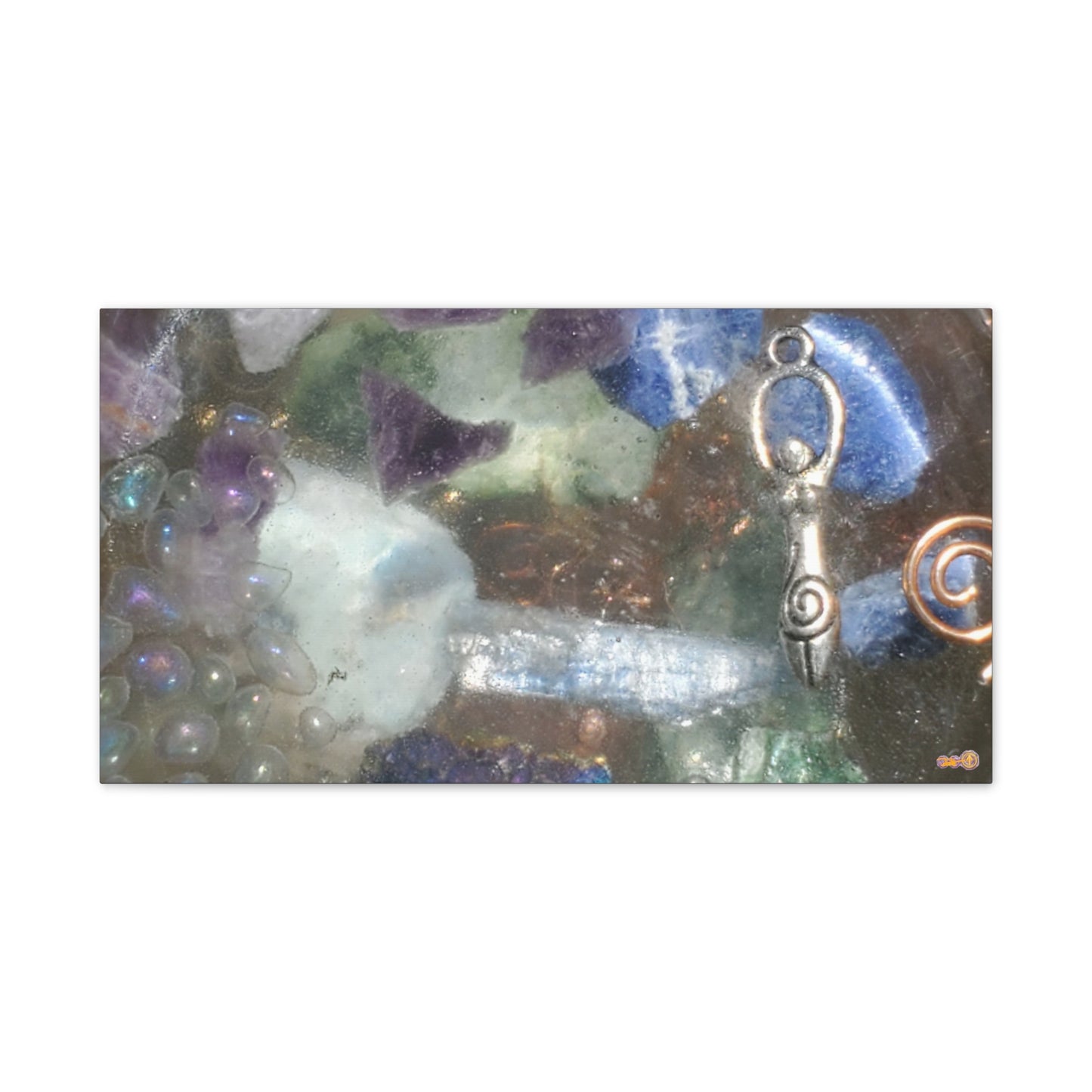 Crystal Goddess Image on Canvas Stretched, 0.75"