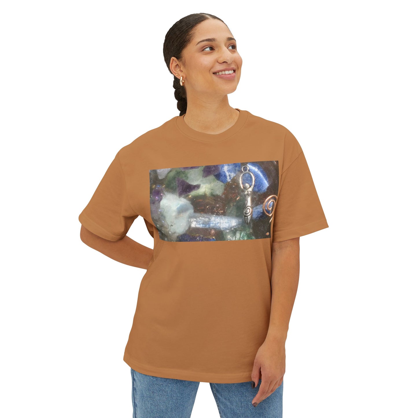 Crystal Goddess Photo Tee | Gemstone Jewelry Photography Tee