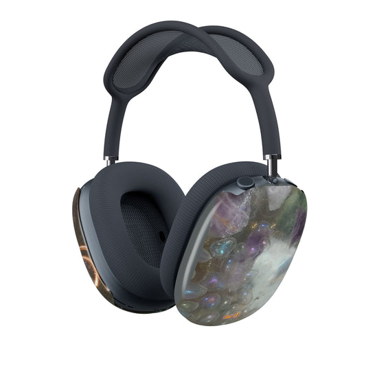 AirPods Max Shell Case —Crystal Goddess Iridescent Stones Design