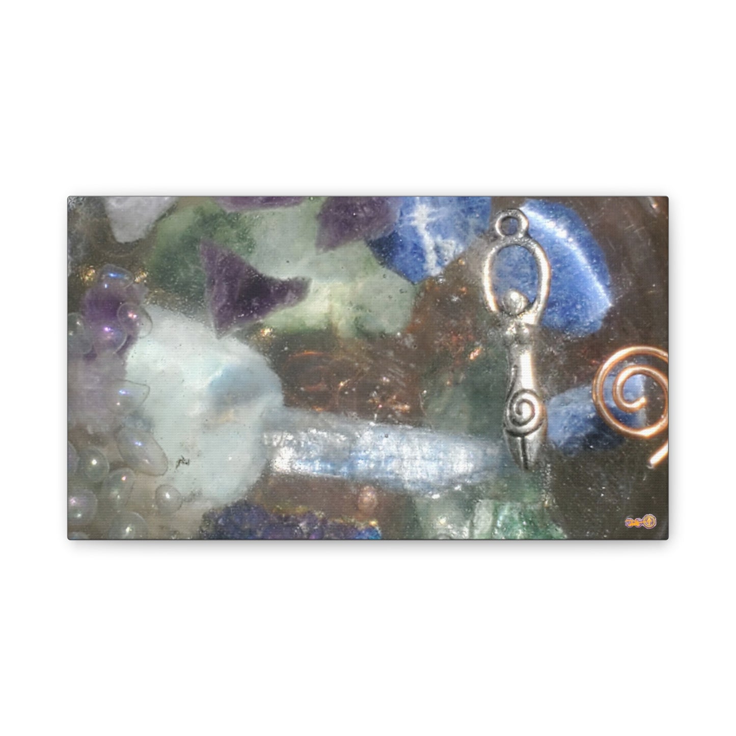 Crystal Goddess Image on Canvas Stretched, 0.75"