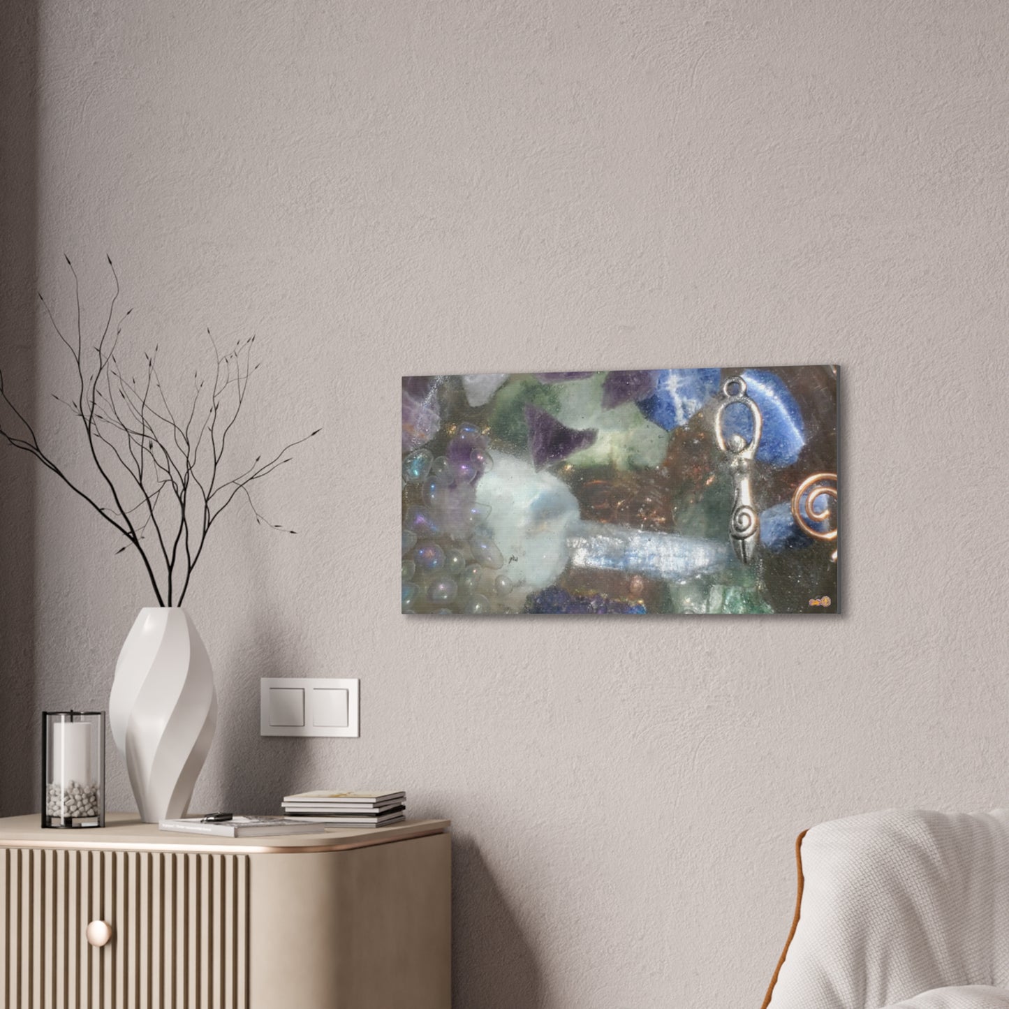 Crystal Goddess Image on Canvas Stretched, 0.75"