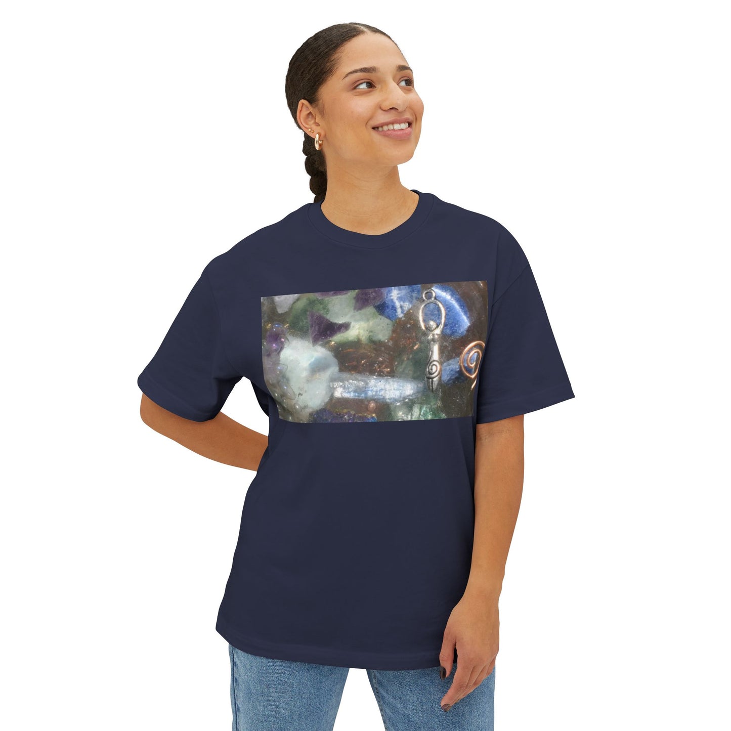 Crystal Goddess Photo Tee | Gemstone Jewelry Photography Tee