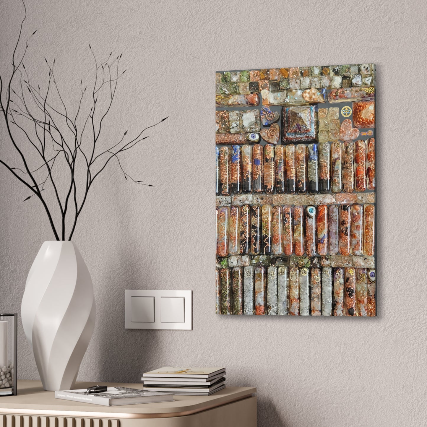 Magic Talisman Library Art Canvas Stretched 0.75" | Metaphysics and Magical Decor