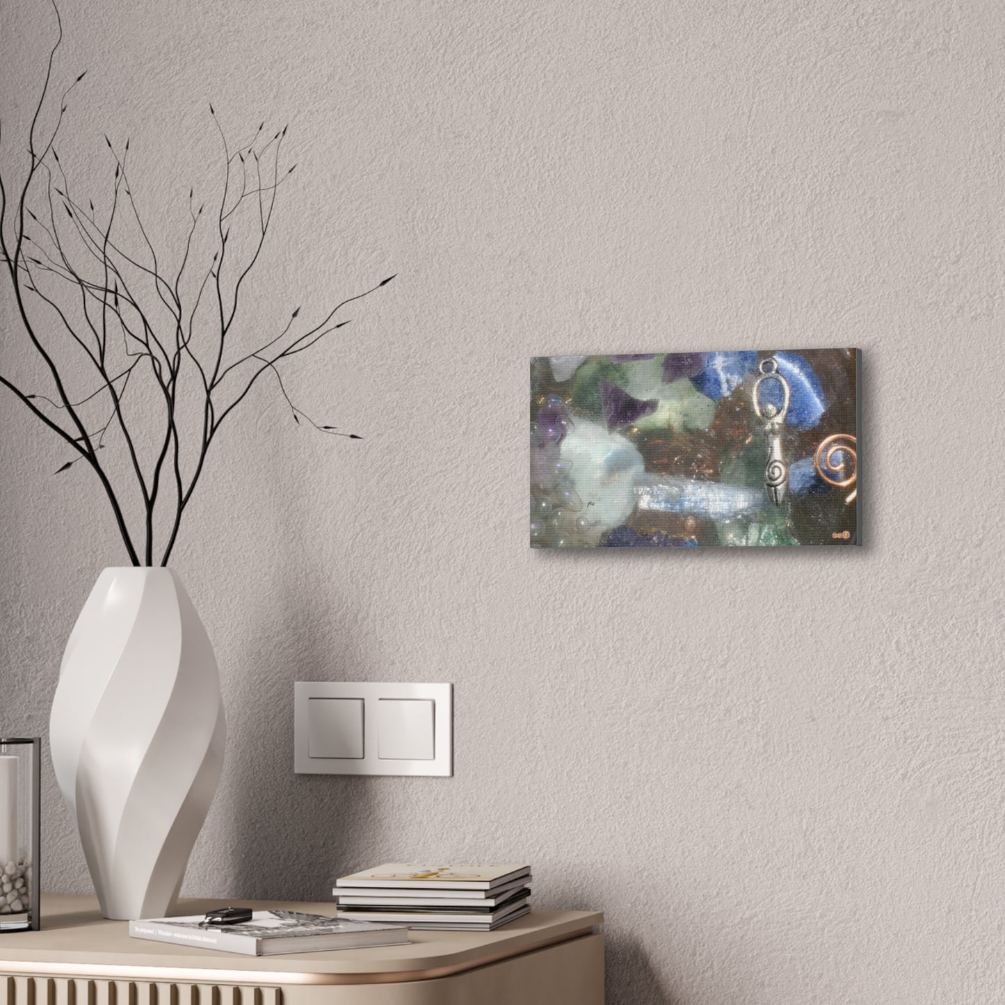 Crystal Goddess Image on Canvas Stretched, 0.75"